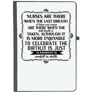                       UDNAG Ruled Notebook Diary 'Nurse | To celebrate the birth', [A5 80Pages 80GSM]                                              