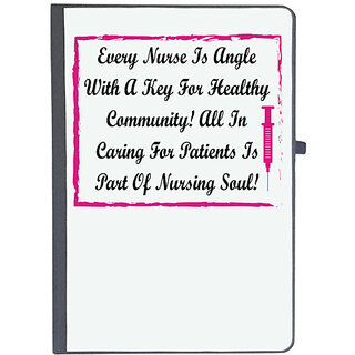                       UDNAG Ruled Notebook Diary 'Nurse | Every nurse is a angel', [A5 80Pages 80GSM]                                              