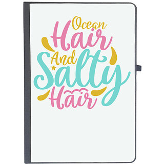                       UDNAG Ruled Notebook Diary 'OCEAN HAIR & SALTY HAIR', [A5 80Pages 80GSM]                                              