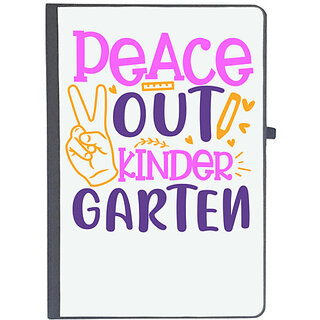                       UDNAG Ruled Notebook Diary 'School Teacher | Peace out kinder garten', [A5 80Pages 80GSM]                                              