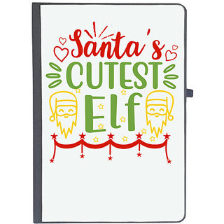                       UDNAG Ruled Notebook Diary 'Christmas Santa | santa cutest elf', [A5 80Pages 80GSM]                                              
