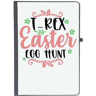                       UDNAG Ruled Notebook Diary 'Easter | trex easter egg hunt', [A5 80Pages 80GSM]                                              