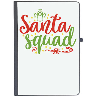                       UDNAG Ruled Notebook Diary 'Christmas Santa | Santa squaddddd', [A5 80Pages 80GSM]                                              