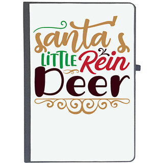                       UDNAG Ruled Notebook Diary 'Christmas Santa | santa's little rein deer', [A5 80Pages 80GSM]                                              