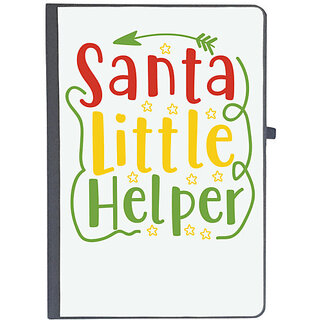                       UDNAG Ruled Notebook Diary 'Christmas Santa | santa's little helperr', [A5 80Pages 80GSM]                                              