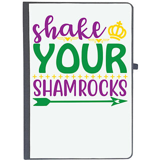                       UDNAG Ruled Notebook Diary 'shake your SHAMROCKS', [A5 80Pages 80GSM]                                              