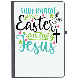                      UDNAG Ruled Notebook Diary 'Easter | silly rabbit easter is for', [A5 80Pages 80GSM]                                              