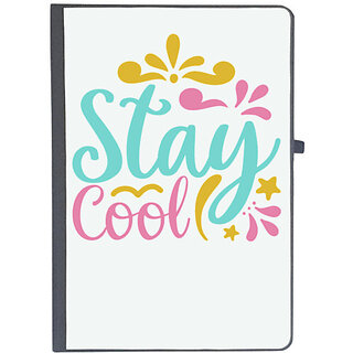                       UDNAG Ruled Notebook Diary 'Cool | Stay Cool.', [A5 80Pages 80GSM]                                              