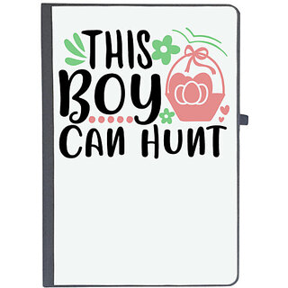                       UDNAG Ruled Notebook Diary 'Hunter | this boy can hunt', [A5 80Pages 80GSM]                                              