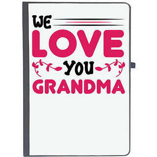                       UDNAG Ruled Notebook Diary 'Grandma | WE LOVE YOU GRANDMA', [A5 80Pages 80GSM]                                              