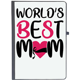                       UDNAG Ruled Notebook Diary 'Mom | WORLD'S BEST MOM', [A5 80Pages 80GSM]                                              