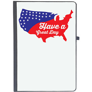                       UDNAG Ruled Notebook Diary 'American Independance Day | Have a great 4th', [A5 80Pages 80GSM]                                              