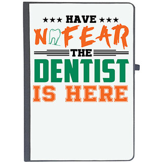                      UDNAG Ruled Notebook Diary 'Dentist | Have No Fear the dentist', [A5 80Pages 80GSM]                                              