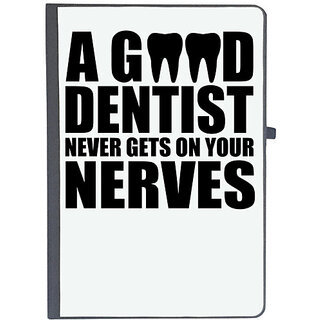                       UDNAG Ruled Notebook Diary 'Dentist | A Good Dentist Never Gets', [A5 80Pages 80GSM]                                              
