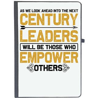                       UDNAG Ruled Notebook Diary 'Leaders | As we', [A5 80Pages 80GSM]                                              