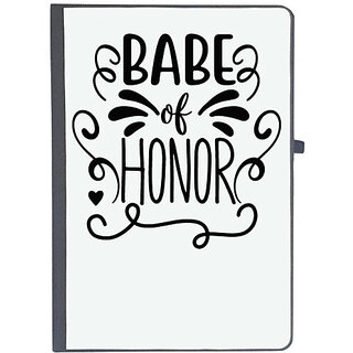                       UDNAG Ruled Notebook Diary 'Babe | Babe of Honour', [A5 80Pages 80GSM]                                              