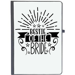                       UDNAG Ruled Notebook Diary 'Bestie of the', [A5 80Pages 80GSM]                                              