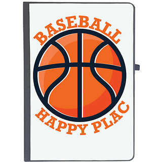 UDNAG Ruled Notebook Diary 'Baseball | Baseball Happy Place', [A5 80Pages 80GSM]
