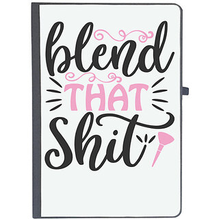                       UDNAG Ruled Notebook Diary 'blend that shit', [A5 80Pages 80GSM]                                              