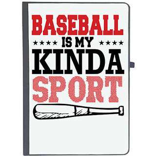                      UDNAG Ruled Notebook Diary 'Baseball | BASEBALL IS MY KINDA', [A5 80Pages 80GSM]                                              