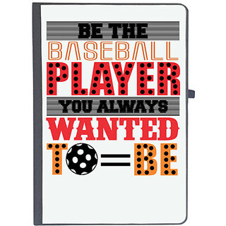                       UDNAG Ruled Notebook Diary 'Baseball | BE THE BASEBALL', [A5 80Pages 80GSM]                                              