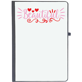                       UDNAG Ruled Notebook Diary 'Beautiful', [A5 80Pages 80GSM]                                              