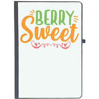                       UDNAG Ruled Notebook Diary 'Sweet berry | berry sweet', [A5 80Pages 80GSM]                                              