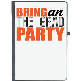                       UDNAG Ruled Notebook Diary 'Party | Bring an the grad party', [A5 80Pages 80GSM]                                              