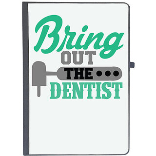                       UDNAG Ruled Notebook Diary 'Dentist | Bring out the dentist', [A5 80Pages 80GSM]                                              
