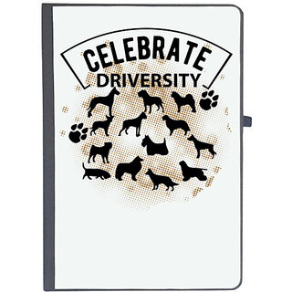                       UDNAG Ruled Notebook Diary 'Driversity | Celebrate driversity', [A5 80Pages 80GSM]                                              