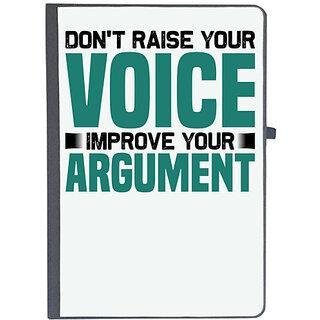                       UDNAG Ruled Notebook Diary 'Don't raise your', [A5 80Pages 80GSM]                                              