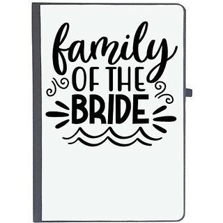                       UDNAG Ruled Notebook Diary 'Bride | Family of the bride', [A5 80Pages 80GSM]                                              
