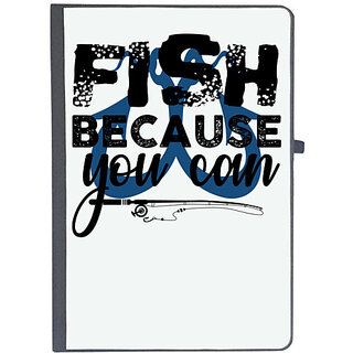                       UDNAG Ruled Notebook Diary 'Fishing | Fish Because You Can', [A5 80Pages 80GSM]                                              