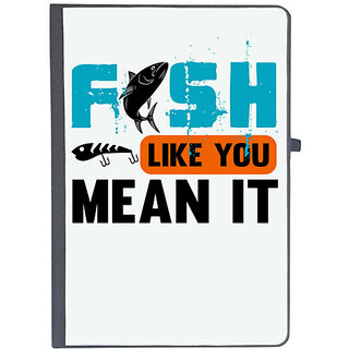                       UDNAG Ruled Notebook Diary 'Fishing | Fish Like You Mean It', [A5 80Pages 80GSM]                                              