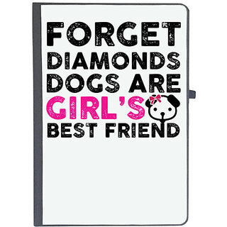                       UDNAG Ruled Notebook Diary 'Dogs | Forget Diamonds Dogs', [A5 80Pages 80GSM]                                              