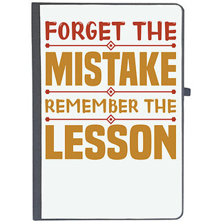                       UDNAG Ruled Notebook Diary 'Mistake & lesson | Forget the', [A5 80Pages 80GSM]                                              