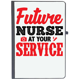                       UDNAG Ruled Notebook Diary 'Nurse | Future Nurse At your Service', [A5 80Pages 80GSM]                                              