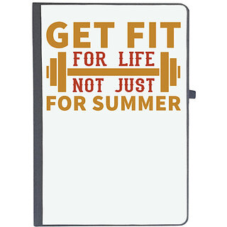                       UDNAG Ruled Notebook Diary 'Gym | Get fit', [A5 80Pages 80GSM]                                              