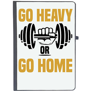                       UDNAG Ruled Notebook Diary 'Gym | Go heavy', [A5 80Pages 80GSM]                                              