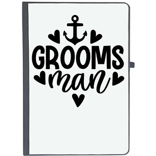                       UDNAG Ruled Notebook Diary 'Grooms man', [A5 80Pages 80GSM]                                              