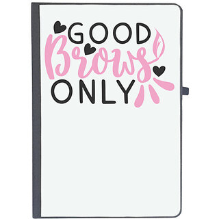                       UDNAG Ruled Notebook Diary 'good brows only', [A5 80Pages 80GSM]                                              