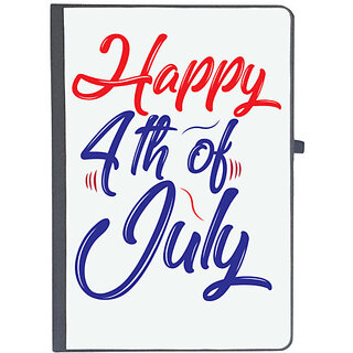                       UDNAG Ruled Notebook Diary 'American Independance | happy 4th july', [A5 80Pages 80GSM]                                              