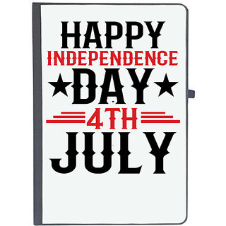                       UDNAG Ruled Notebook Diary 'American Independance Day | happy independence day 4th july', [A5 80Pages 80GSM]                                              