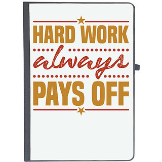                       UDNAG Ruled Notebook Diary 'Hard work always', [A5 80Pages 80GSM]                                              