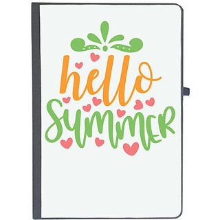                       UDNAG Ruled Notebook Diary 'Summer | hello summer', [A5 80Pages 80GSM]                                              