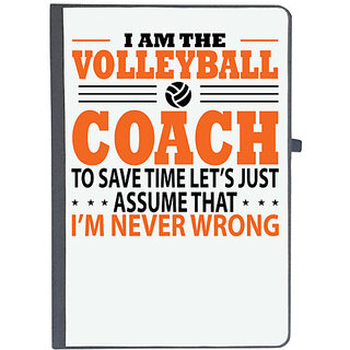                       UDNAG Ruled Notebook Diary 'Volleyball | I AM THE Volleball', [A5 80Pages 80GSM]                                              