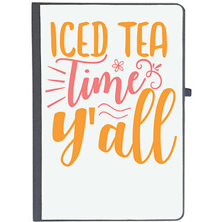                       UDNAG Ruled Notebook Diary 'iced tea time y'all', [A5 80Pages 80GSM]                                              