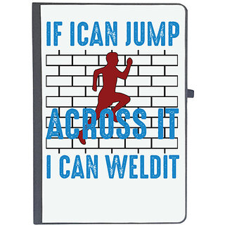                       UDNAG Ruled Notebook Diary 'If i can jump', [A5 80Pages 80GSM]                                              