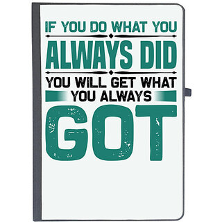                       UDNAG Ruled Notebook Diary 'If you do', [A5 80Pages 80GSM]                                              
