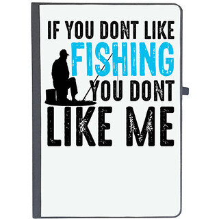                       UDNAG Ruled Notebook Diary 'Fishing | IF YOU DONT LIKE FISHING', [A5 80Pages 80GSM]                                              